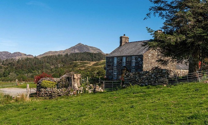 Penrhyndeudraeth Cabaña | Dinas - Tres Habitaciones Casa Rural, Capacidad 4