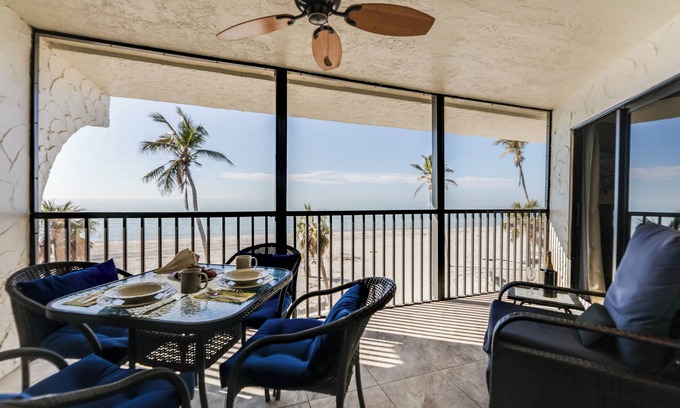 Sanibel Condominio | Frente directo del Golfo * Remodelado * Mejor vista * Pointe Santo