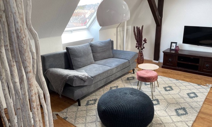 Eisenach Apartamento | Emma-Apartamento-Vista al patio-Baño Privado