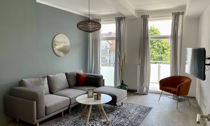 Eisenach Apartamento | sieben-Apartamento-Vista a la Ciudad-Baño Privado