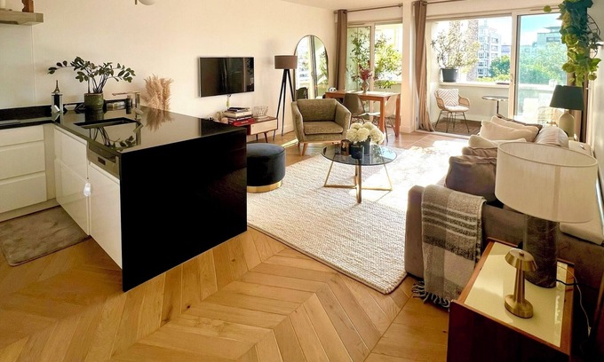 Amerique Apartamento | Descubre París y alójate en un hermoso y acogedor apartamento en el pueblo Jourdain.