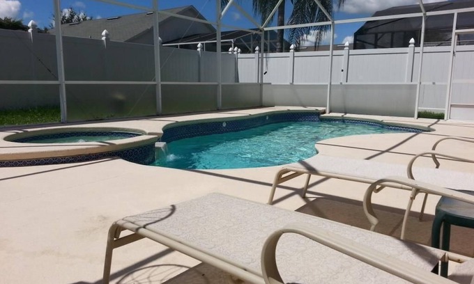Eagle Pointe South Villa | Disney Area Ejecutivo Pool & Spa Villa Moderna Jardín privado !!!!!!