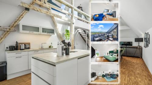 Frauenland Apartamento | DND Design Loft I 170qm I Parken I Balkon I Workstation I Netflix I Kaffee I Waschmaschine I Trockner I Xbox I Ausblick