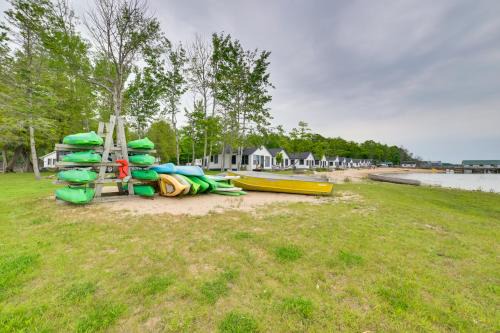 Cedarville Casa | Dock and Beach Access Lake Huron Cabin 11