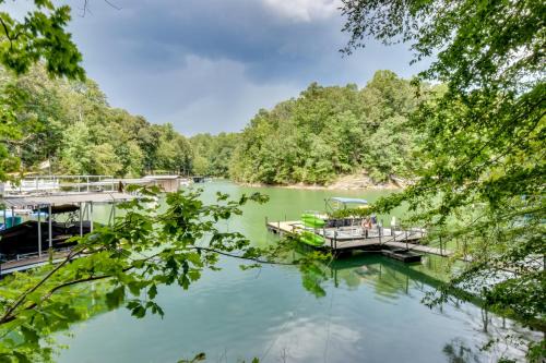 Fair Play Casa | Dock and Hot Tub at Fair Play Hideaway!