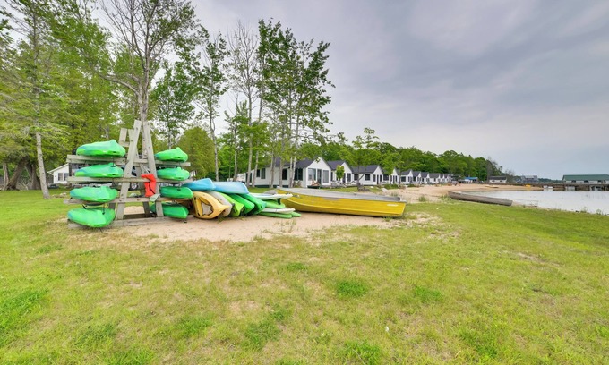 Cedarville Cabina | Dock & Beach Access: Lake Huron Home in Cedarville