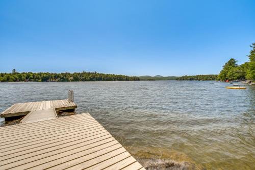 Dedham Casa | Dock, Beach, Views Rustic Green Lake Cottage
