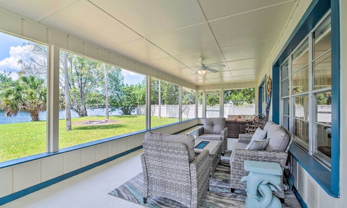 Homosassa Cabaña | Riverview Homosassa Escape w/ Dock + Lanai!
