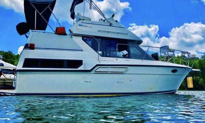 Dandridge Alquiler De Eote | DOCKED-Modern Clean Houseboat on Douglas Lake, TN