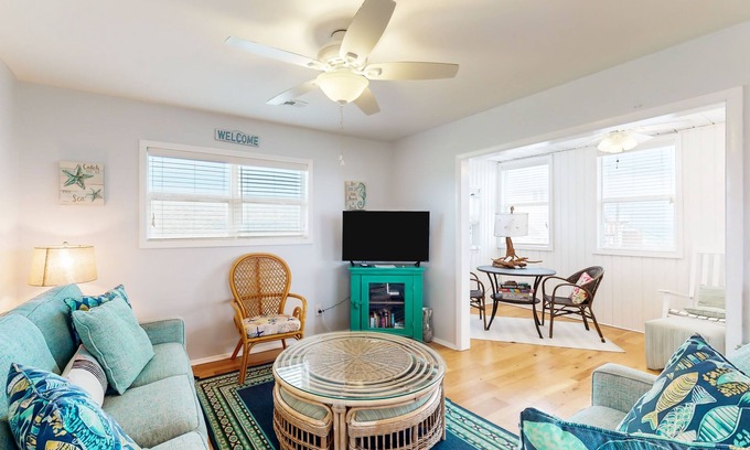 Ocean City Beach Casa | Dog-friendly retreat just steps from the beach with washer/dryer & fast WiFi