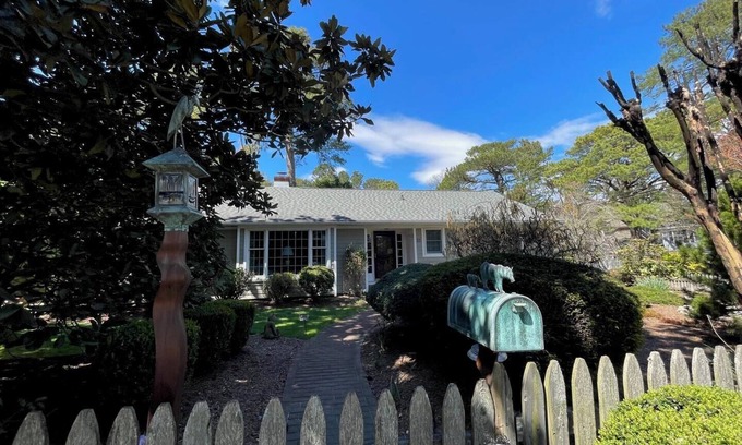 The Pines Casa | Dog-Friendly Beach Getaway with Koi Pond, Patio & Walkable to Town!