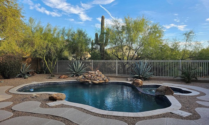 Desert View Village Casa | Dog friendly! Heated pool-spa. Gated 3-bedroom house in fabulous Cave Creek