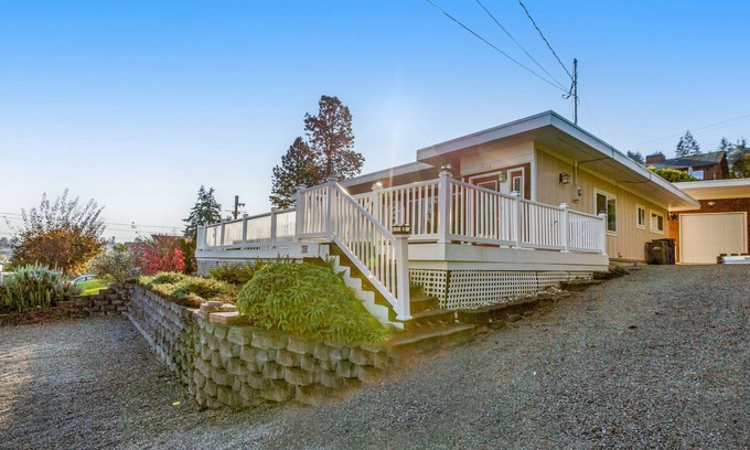 Camano Island Casa | Dog-friendly home with views, great outdoor space, & washer/dryer - near beach