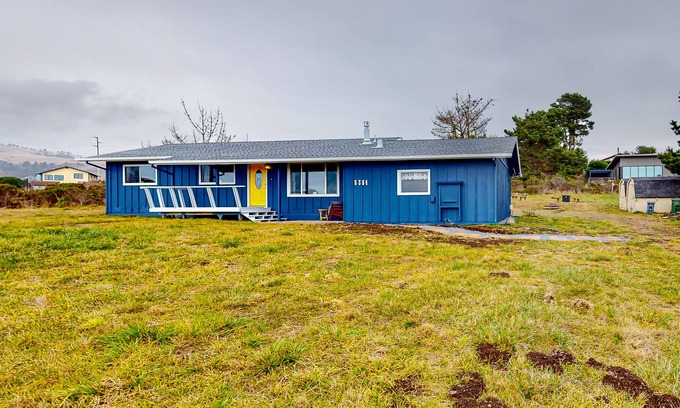 Sereno del Mar Casa | Dog-friendly home with ocean/sunset views, large yard, & firepit
