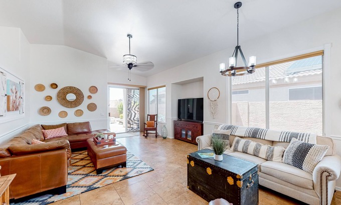 Tatum Ranch Casa | Dog-friendly home with enclosed yard, pool, WiFi, W/D & AC - quiet location