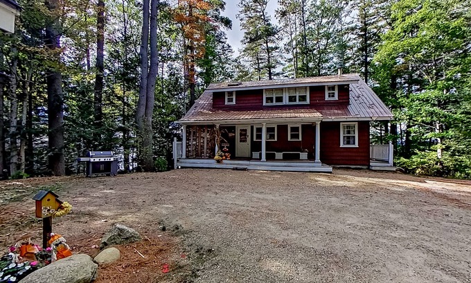 Meredith Cabaña | Dog-friendly lakefront cottage with private dock, air hockey, water access, W/D