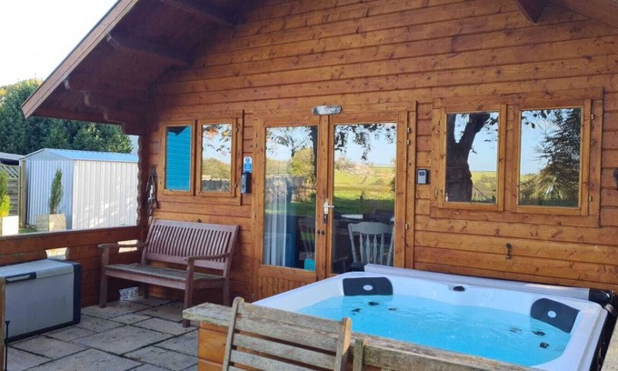 Dwyran Cabina | Cabaña-Superior-Baño Privado-Vista al campo-Seiriol