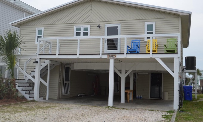 Ocean Isle Beach Cabaña | Dog Friendly! Non-Smoking. Cottage w/Dock and Deep Water Access on Natural Canal
