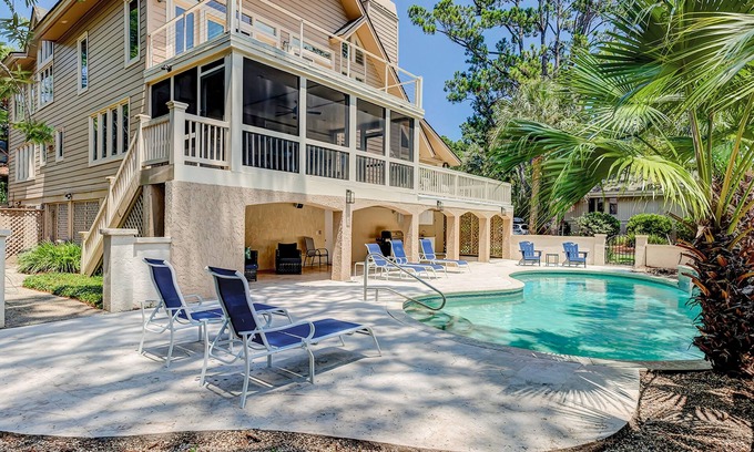 South Beach Casa | Dog-friendly ocean view oasis with pool, epic views, & 3-tier outdoor living