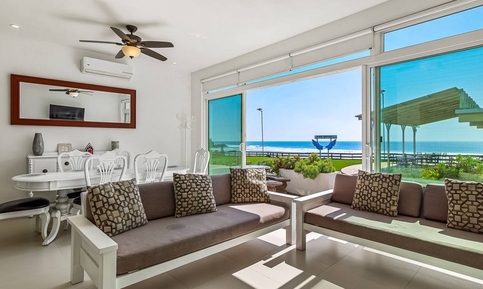 La Paloma Villa | Dog-friendly villa with beach views, patio, outdoor pool, streaming, partial AC