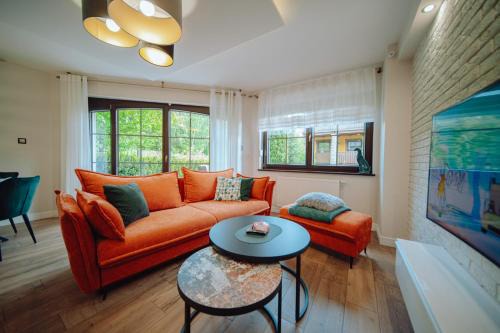 Szklarska Poreba Apartamento | Dolina Wikingów-apartament typu Suite Deluxe z 16 m tarasem w ogrodzie, miejscem w garażu i dostępem do strefy Wellness