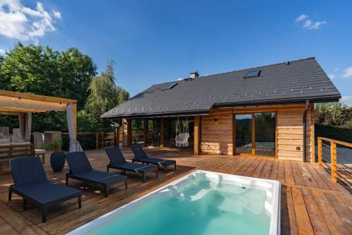 Inwald Casa | Dom "Modrzewiowka" z basenem, sauna, jacuzzi
