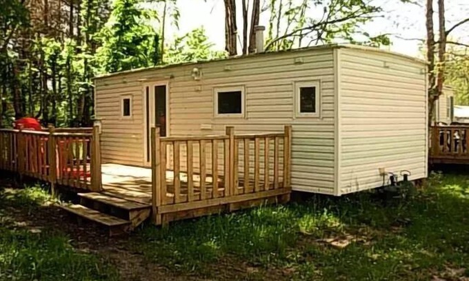 Prayssas Casa | Camping Domaine du Lac de Neguenou *** - Casa móvil 3 Habitaciones 4 Personas