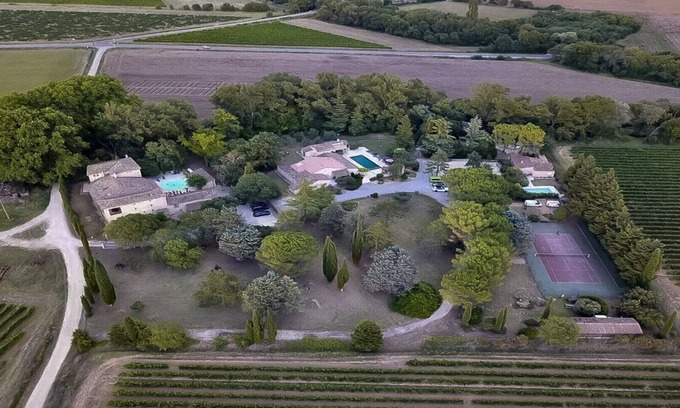 Sainte-Anastasie Casa | Domaine Privé Le Moulin Neuf Uzés 40 people 2 swimming pools Enclosed park. tennis court