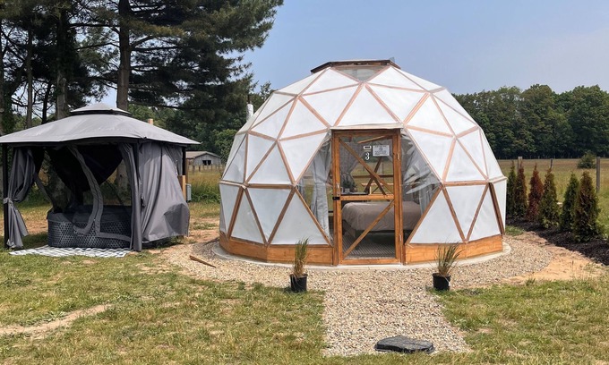 South Haven Cabina | Dome #3 - Dome Haven Campground - Escape, Unwind, Repeat!