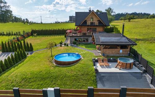 Nowy Targ Cabina | Domek w górach DeLuxe sauna,jacuzzi,basen,hot tub-Nowy Targ blisko Białka ,Zakopane