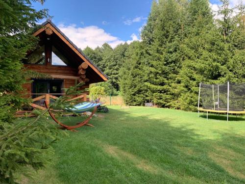 Szczytno Apartamento | Domek z bala MAZURY, bezpośredni dostęp do jeziora, plaża, pomost