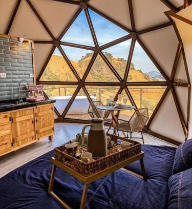 Sao Bento do Sapucai Chalet De Esquí | Domo Geodésico - Entre Chalés - Pet Friendly