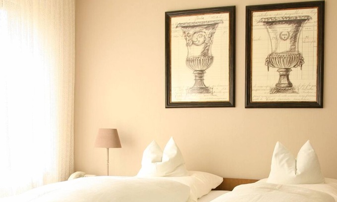 Donaueschingen Apartamento | Habitación doble clásica con ducha y aseo.