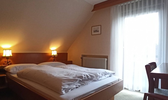 Donaueschingen Apartamento | Doppelzimmer Kompakt, Retro mit Balkon, 1 Doppelbett