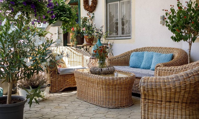 Morbisch am See Cabaña | Doppelzimmer mit Balkon Seeseite - Pension Laubenhof