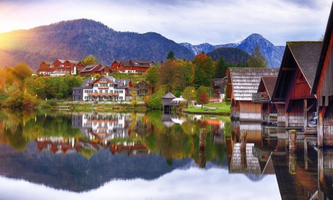 Grundlsee Apartamento | Doppelzimmer Seeblick by Interhome