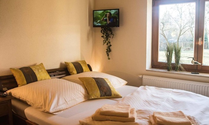 Bahretal Cama Y Desayuno | Double room KÖNIGSTEIN - WITHOUT breakfast - - Pension Am historischen Kalkwerk