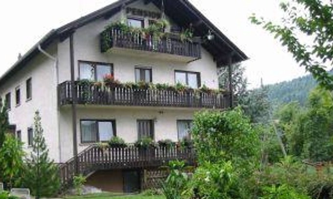 Idar-Oberstein Casa | Habitación doble ducha / WC con balcón - Pension Seibel