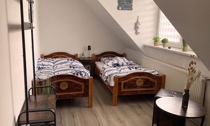 Leopoldshagen Apartamento | Double room Ueckermünde for 2 pers. with shower/WC - Pension Tweete Heimat