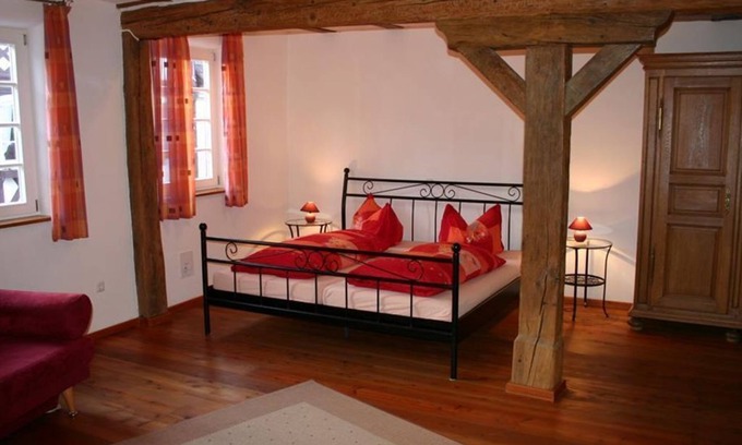 Steinweiler Cama Y Desayuno | Double room with shower/WC - Weingut & Gästehaus Frank Bohlender