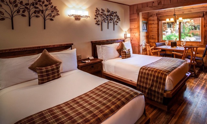 Tahoe Vista Cabaña | Double Studio Cabin-Rural-Familiar-Baño con bañera