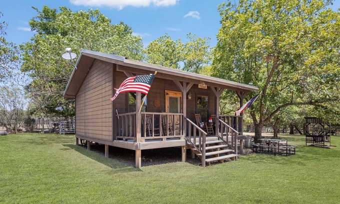 Bandera Cabina | Habitación Doble U Barr Ranch Texan Cabin