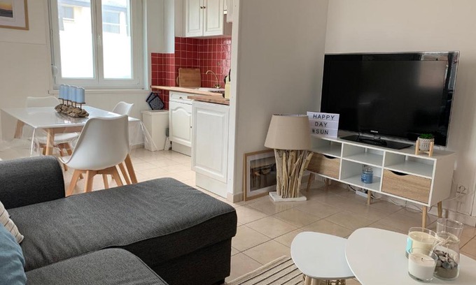 Merlimont-Plage Apartamento | Doux foyer à 100 m de la plage