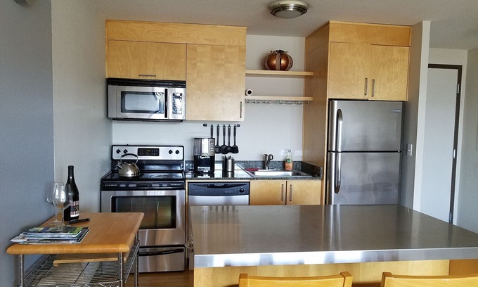 Downtown Portland Condominio | Condominio en el centro con estacionamiento gratuito