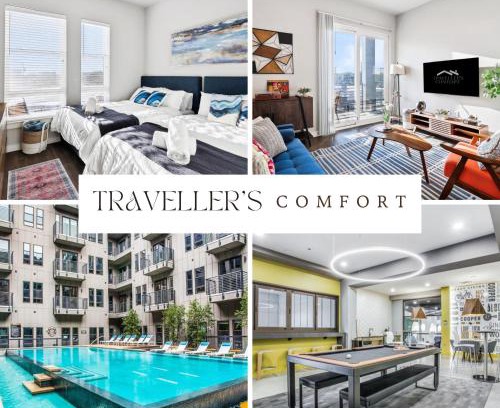 Fort Worth Apartamento | Downtown Fort Worth Luxe Retreat, Pool, Gym and Free Parking