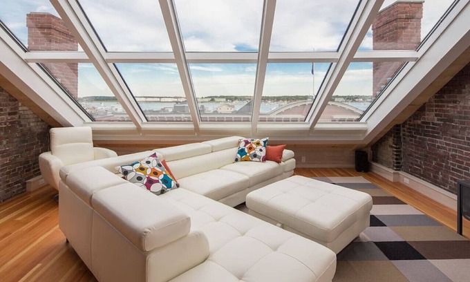 Old Port Apartamento | Suite Penthouse "Margaret": impresionantes vistas de Casco Bay, justo en el puerto viejo