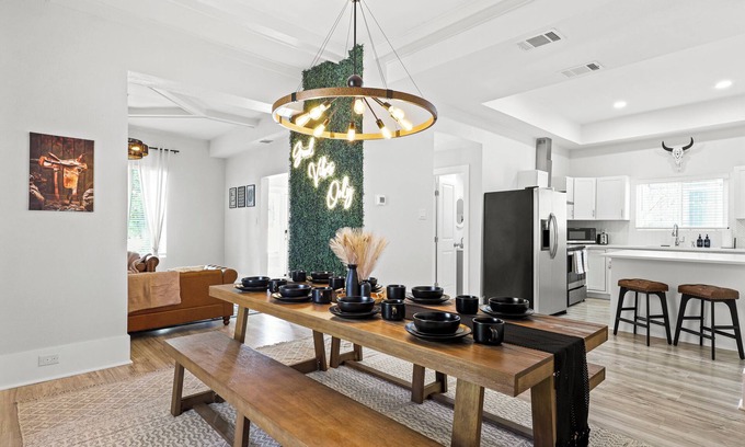 Five Points Casa | Downtown Retreat 7 Beds 3.5 Bathrooms Heated Pool Sleeps 12 Cowboy Manor