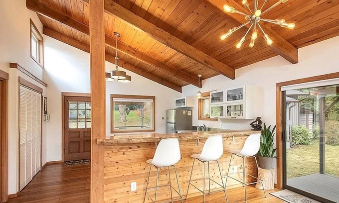 Freeland Casa | Downtown retreat with hot tub, & beach steps away