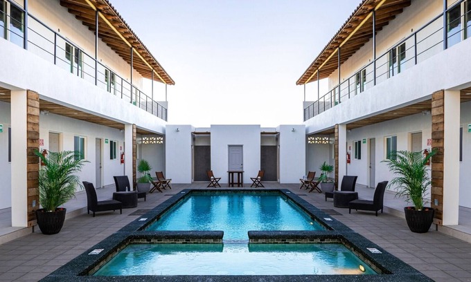 Primera Sección Casa | Downtown San Felipe Hotel Marea Baja #5