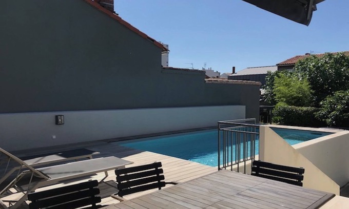 Roseraie Casa | Downtown Toulouse house with pool